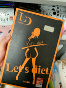 Let's diet Barbie Pants Thin Grey