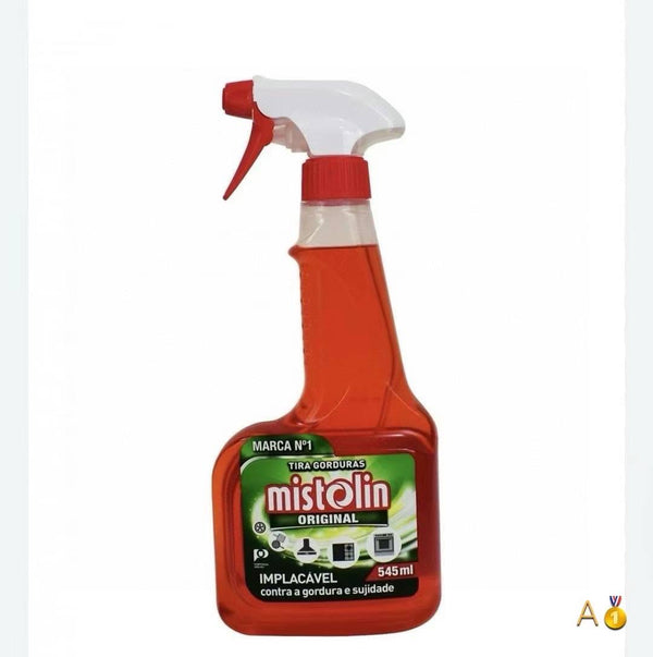 Mistolin heavy oil stain cleaner imported from Europe