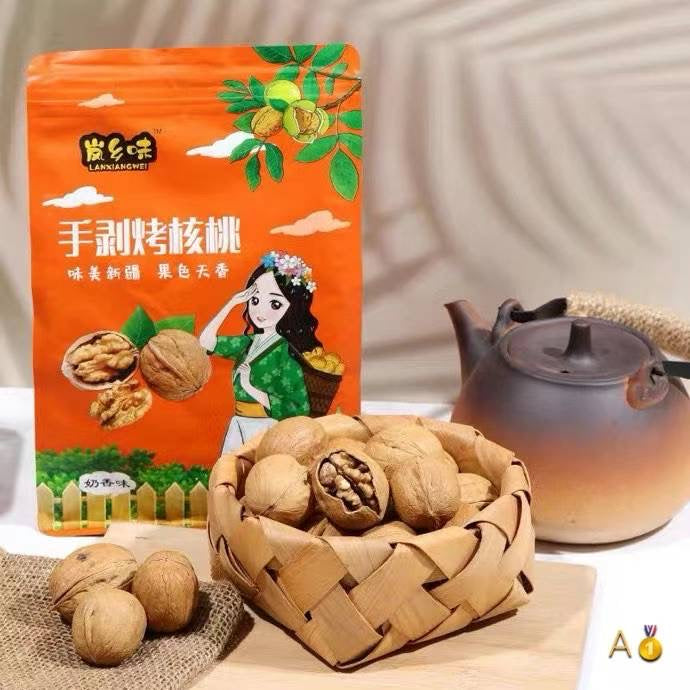 Long Xiangyuan Hand Peeled Thin Skin Roasted Walnuts