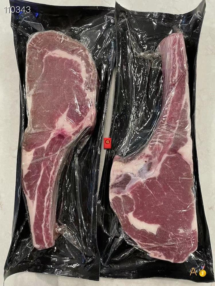 8片装 10-12oz 极品21Day Aged 战斧牛排