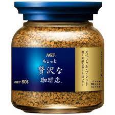 日本 AGF 奢華香醇咖啡80g-蓝罐
