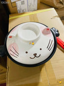 日本制 万古烧 （小猫咪图案）