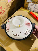 日本制 万古烧 （小猫咪图案）