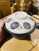 日本制 万古烧（小熊猫图案）