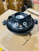 日本制 万古烧 （小黑猫图案）