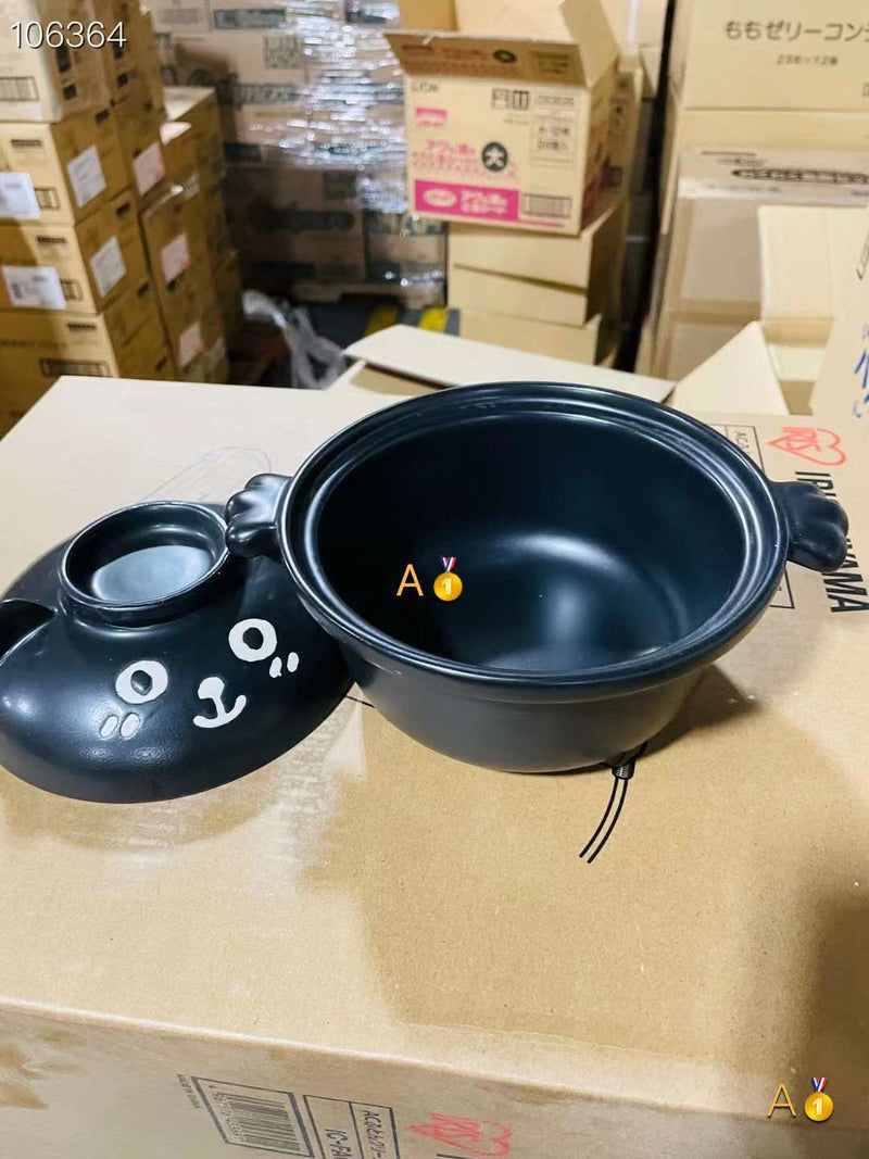 Made in Japan Mangoyaki (Small Black Cat Pattern)