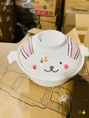 日本制 万古烧（小白兔图案）