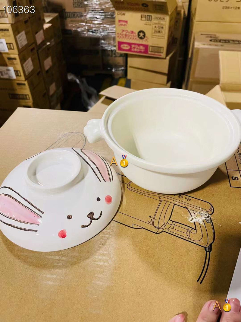 Made in Japan Mangoyaki (Little White Rabbit Pattern)