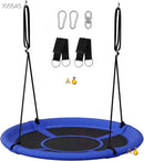 40英寸蓝色蝶形秋千