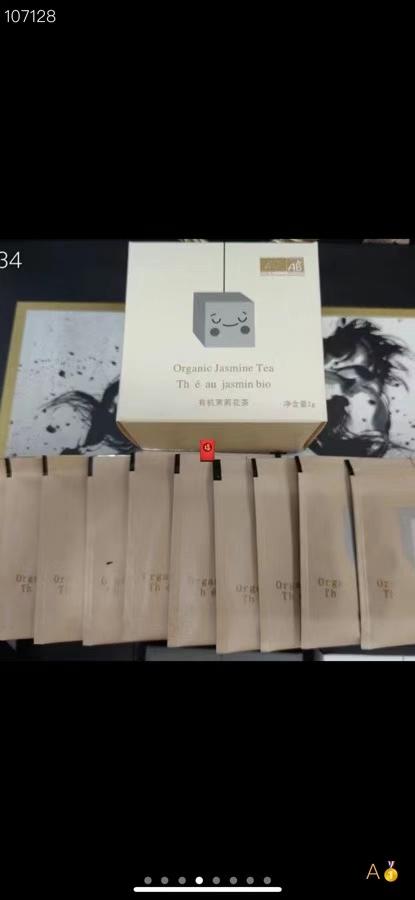 대만 화가 Tien Chang 공동 브랜드 유기농 차(티백) 선물 상자