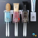 多功能壁挂牙刷架套装