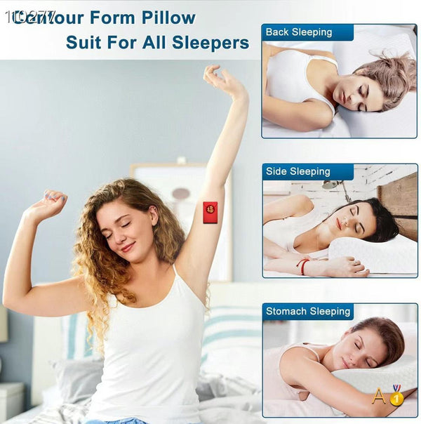 Butterfly Neck Contour Support Sleeping Pillow