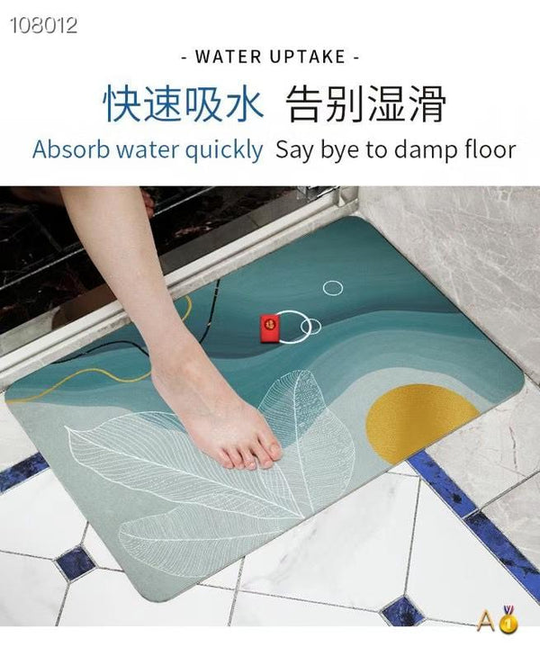 Upgraded version of diatom mud non-slip soft floor mat