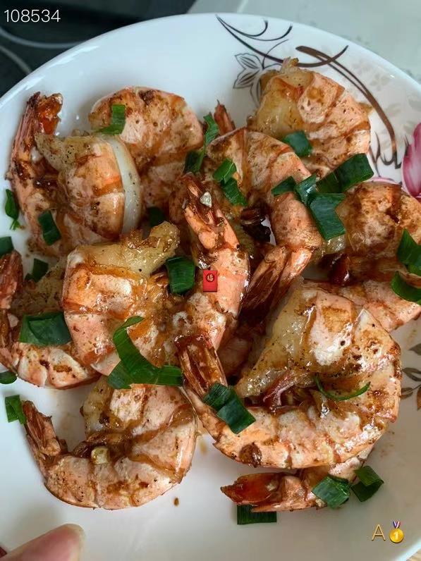 Big tiger prawns from India